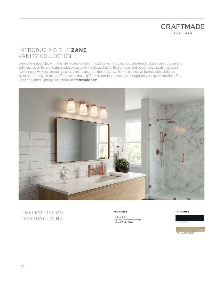 Craftmade Lighting Lookbook Weekly Ad January 1 - December 31, 2026