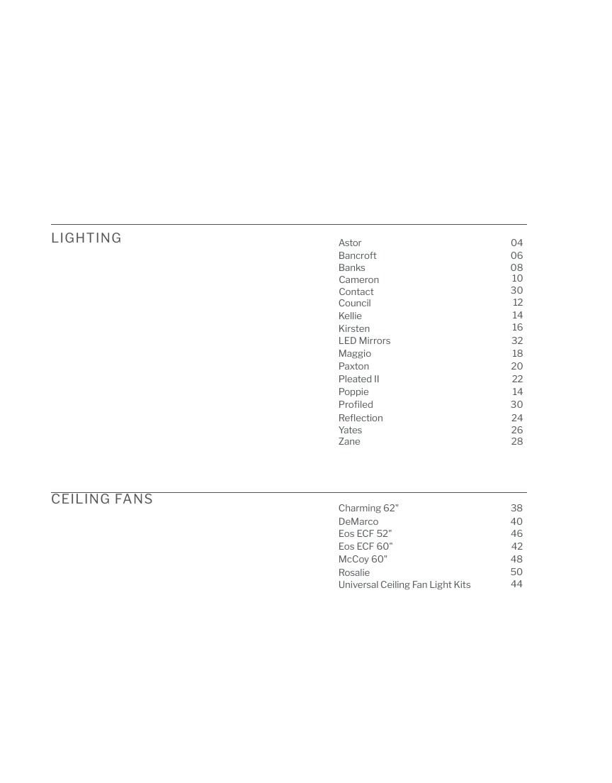 Craftmade Lighting Lookbook Weekly Ad January 1 - December 31, 2026