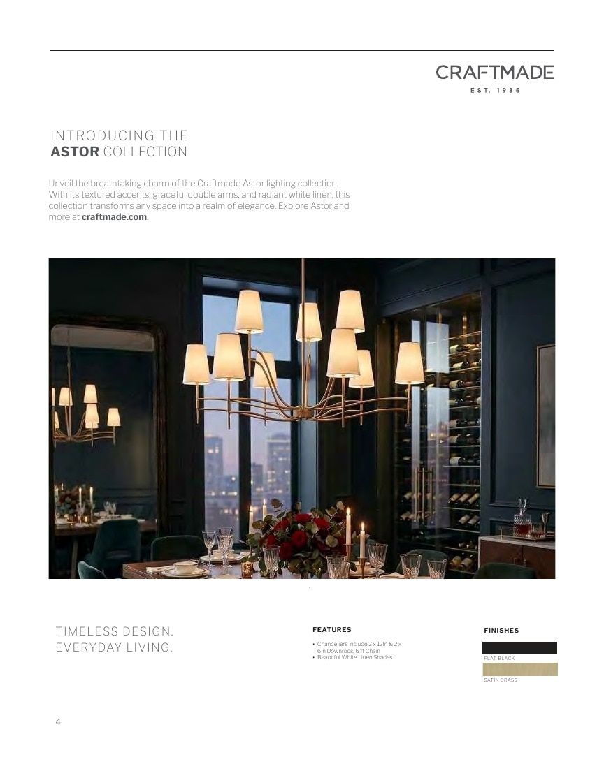 Craftmade Lighting Lookbook Weekly Ad January 1 - December 31, 2026