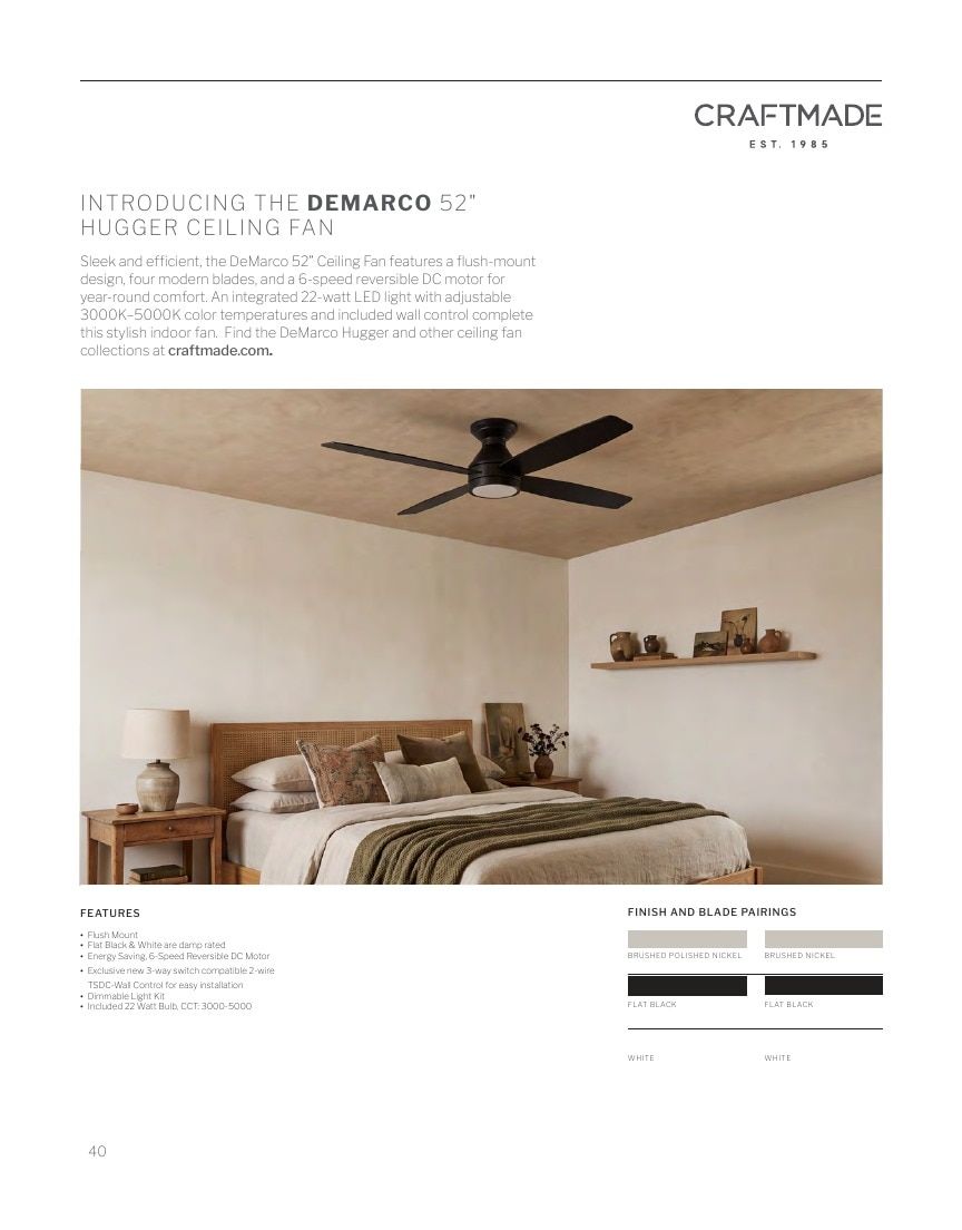 Craftmade Lighting Lookbook Weekly Ad January 1 - December 31, 2026