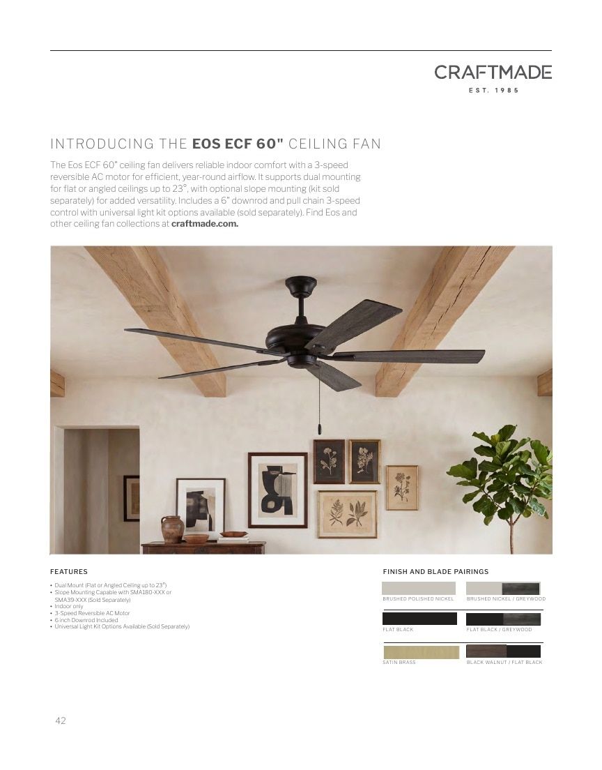 Craftmade Lighting Lookbook Weekly Ad January 1 - December 31, 2026