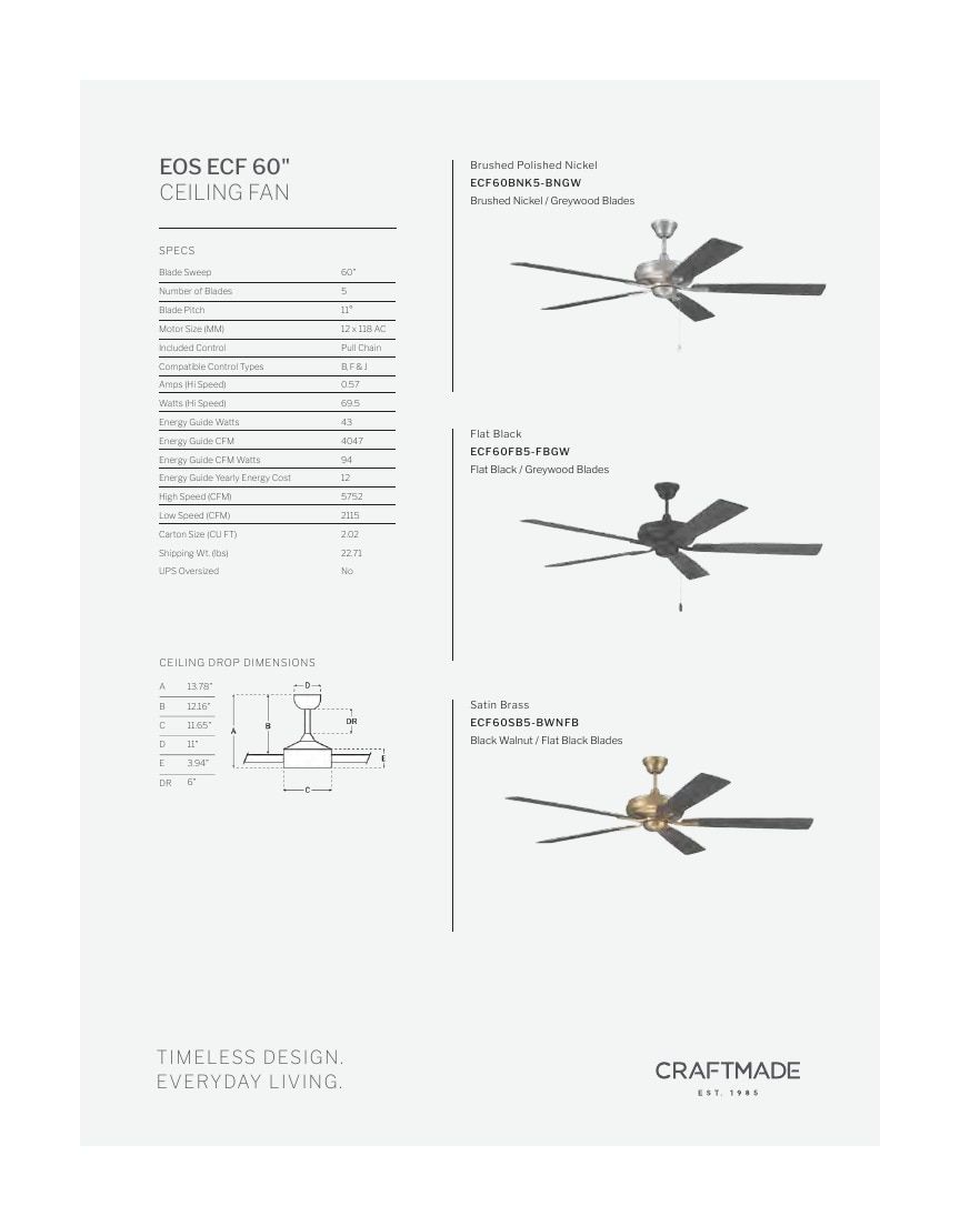 Craftmade Lighting Lookbook Weekly Ad January 1 - December 31, 2026