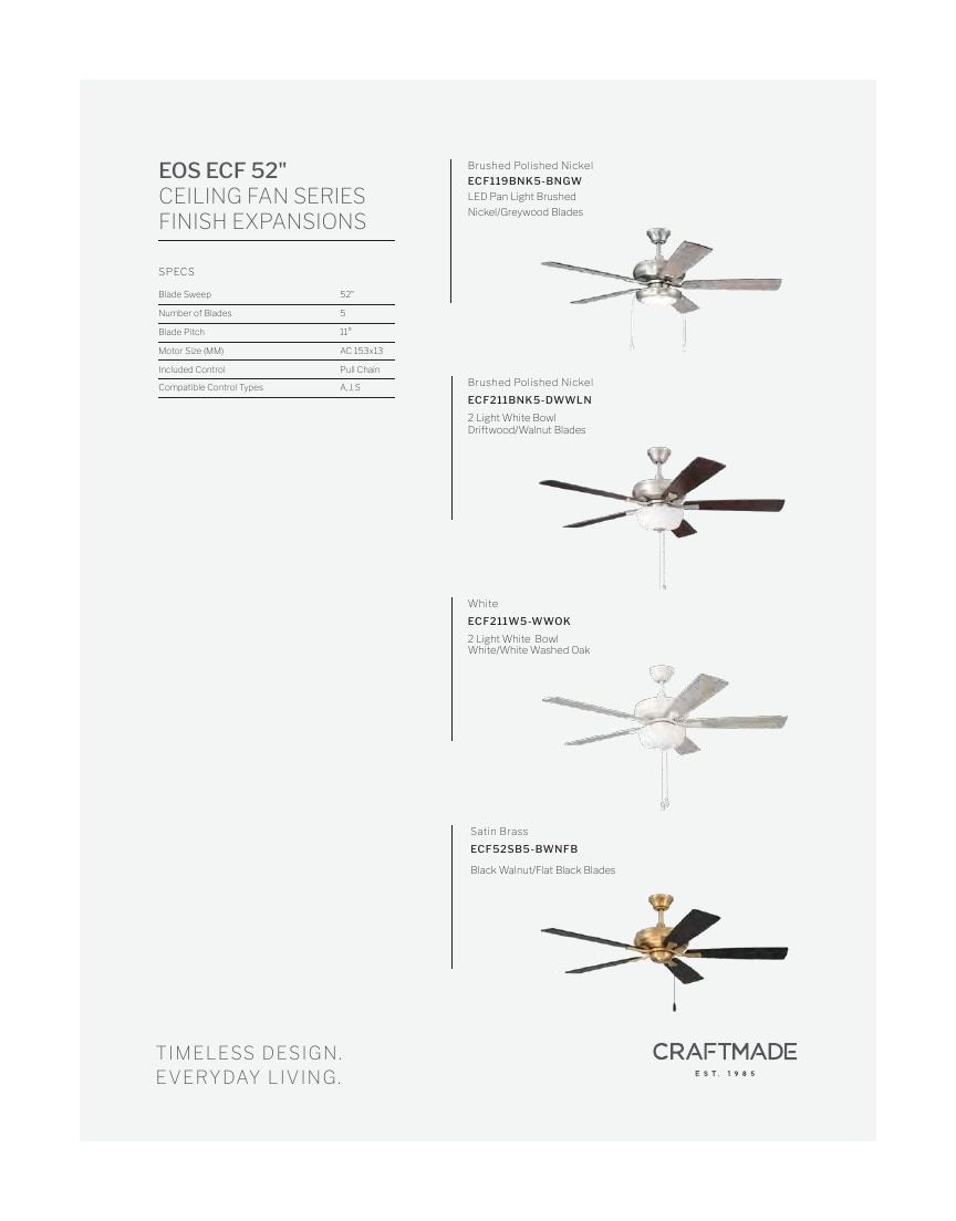 Craftmade Lighting Lookbook Weekly Ad January 1 - December 31, 2026
