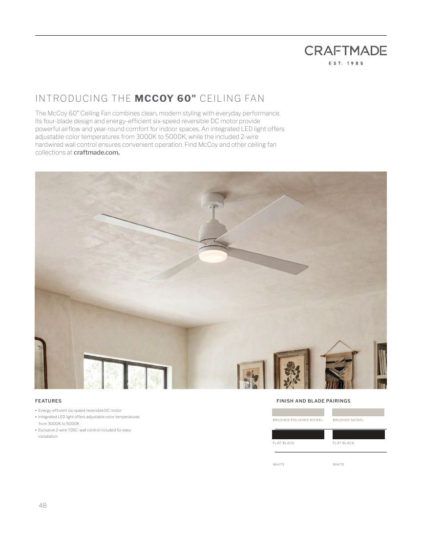 Craftmade Lighting Lookbook Weekly Ad January 1 - December 31, 2026
