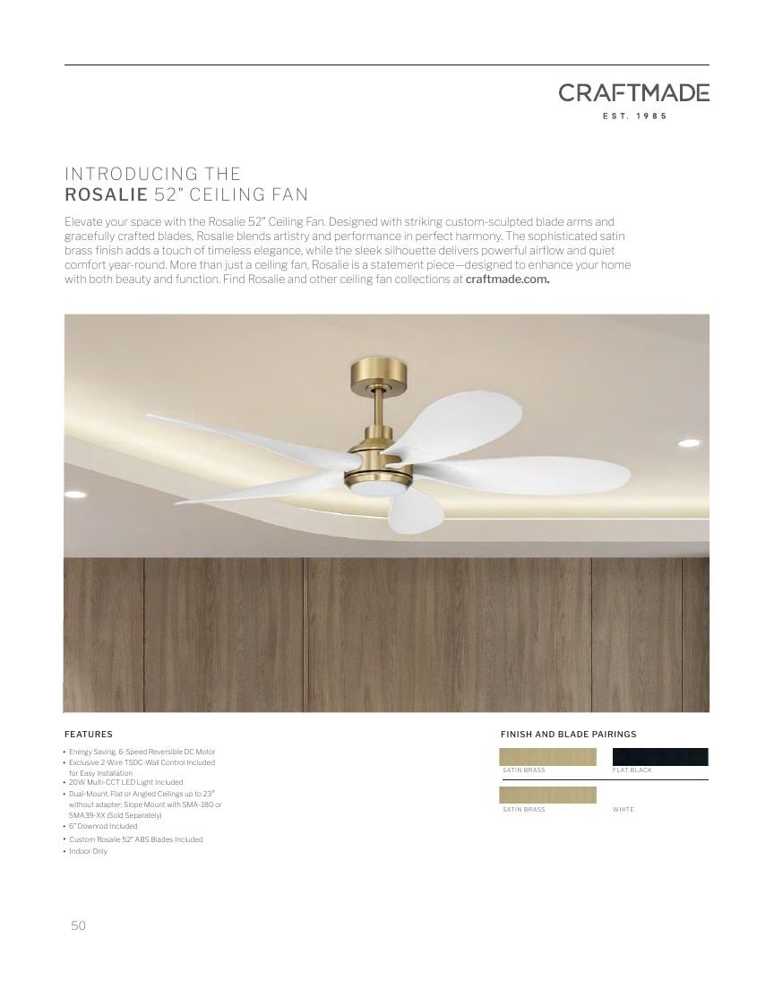 Craftmade Lighting Lookbook Weekly Ad January 1 - December 31, 2026
