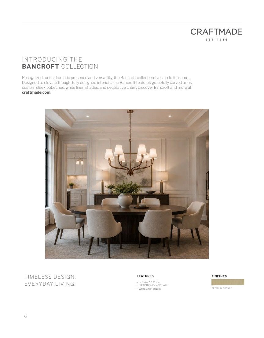 Craftmade Lighting Lookbook Weekly Ad January 1 - December 31, 2026
