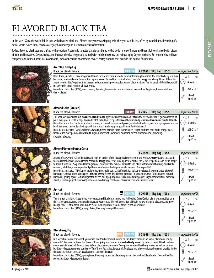 Dethlefsen & Balk Flavored Tea Catalog Weekly Ad January 1, 2026 - December 31, 2027