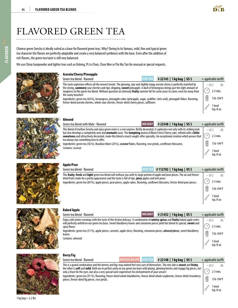 Dethlefsen & Balk Flavored Tea Catalog Weekly Ad January 1, 2026 - December 31, 2027