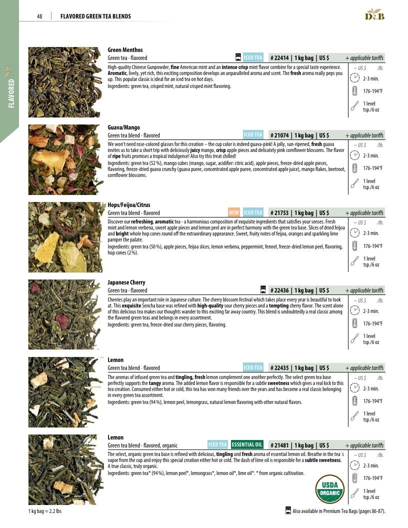 Dethlefsen & Balk Flavored Tea Catalog Weekly Ad January 1, 2026 - December 31, 2027