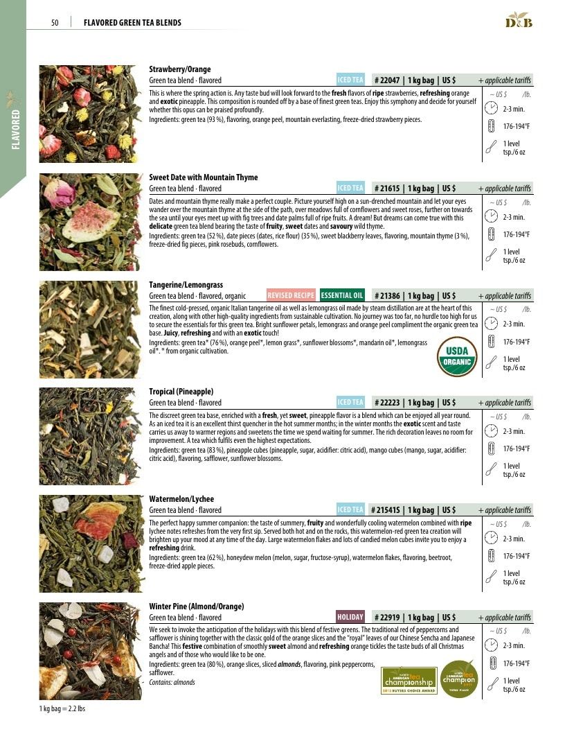 Dethlefsen & Balk Flavored Tea Catalog Weekly Ad January 1, 2026 - December 31, 2027