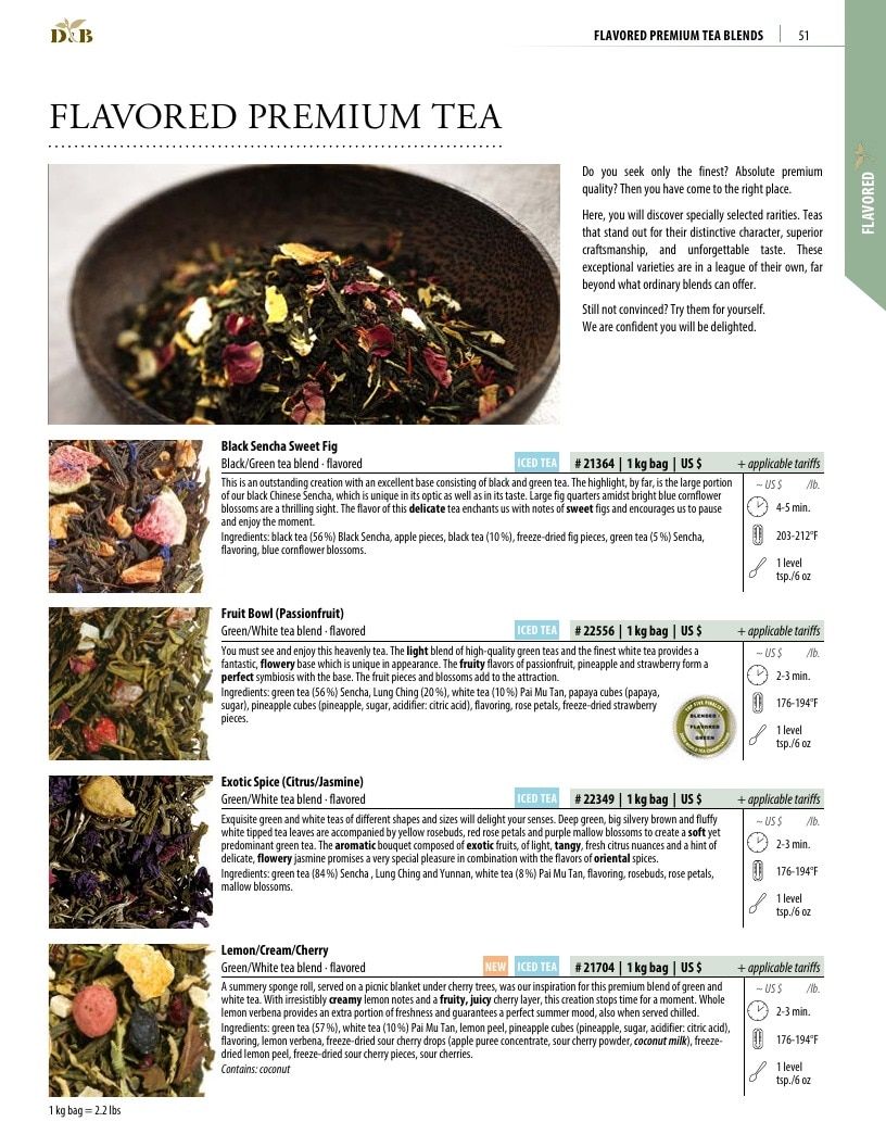 Dethlefsen & Balk Flavored Tea Catalog Weekly Ad January 1, 2026 - December 31, 2027
