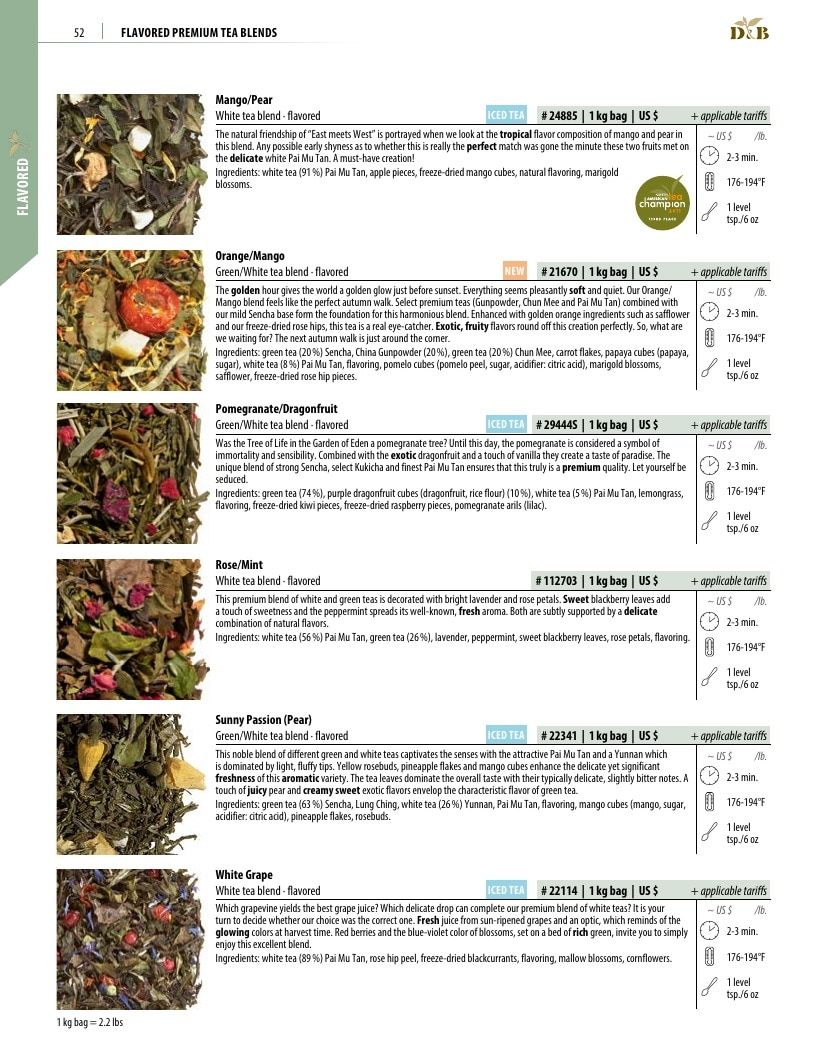 Dethlefsen & Balk Flavored Tea Catalog Weekly Ad January 1, 2026 - December 31, 2027