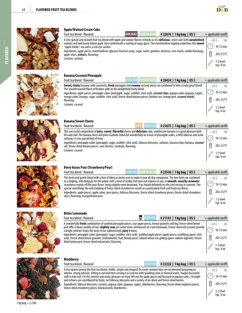 Dethlefsen & Balk Flavored Tea Catalog Weekly Ad January 1, 2026 - December 31, 2027