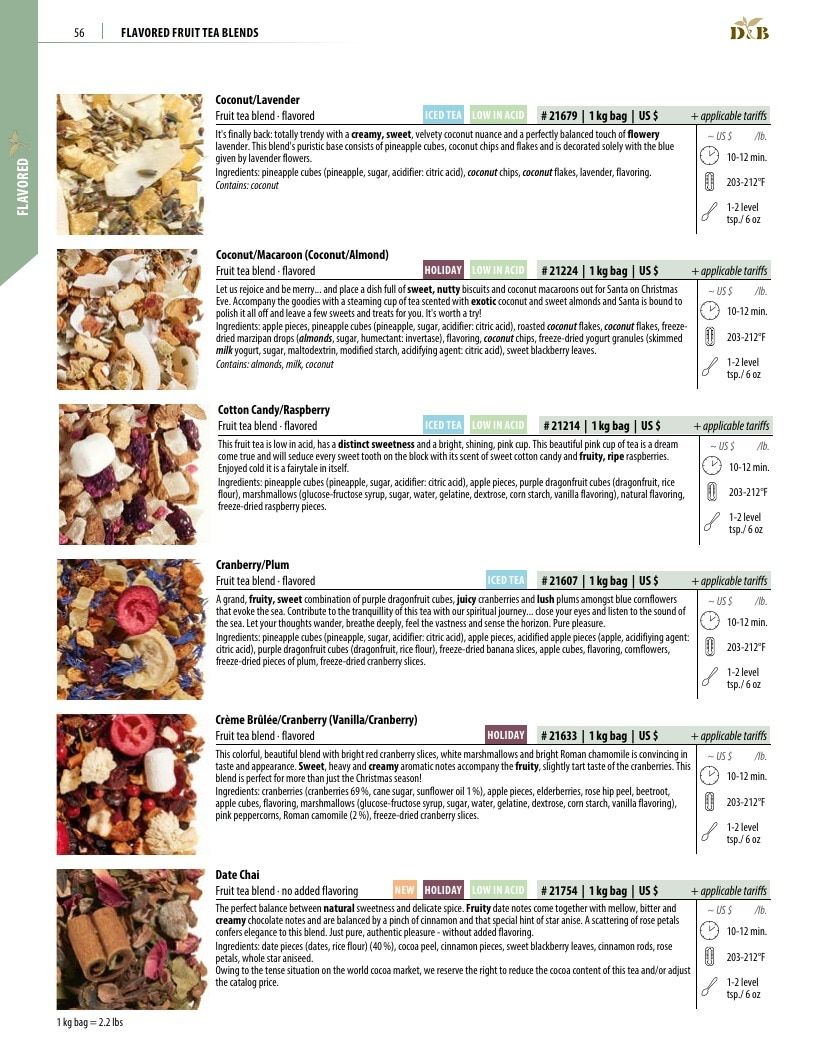 Dethlefsen & Balk Flavored Tea Catalog Weekly Ad January 1, 2026 - December 31, 2027