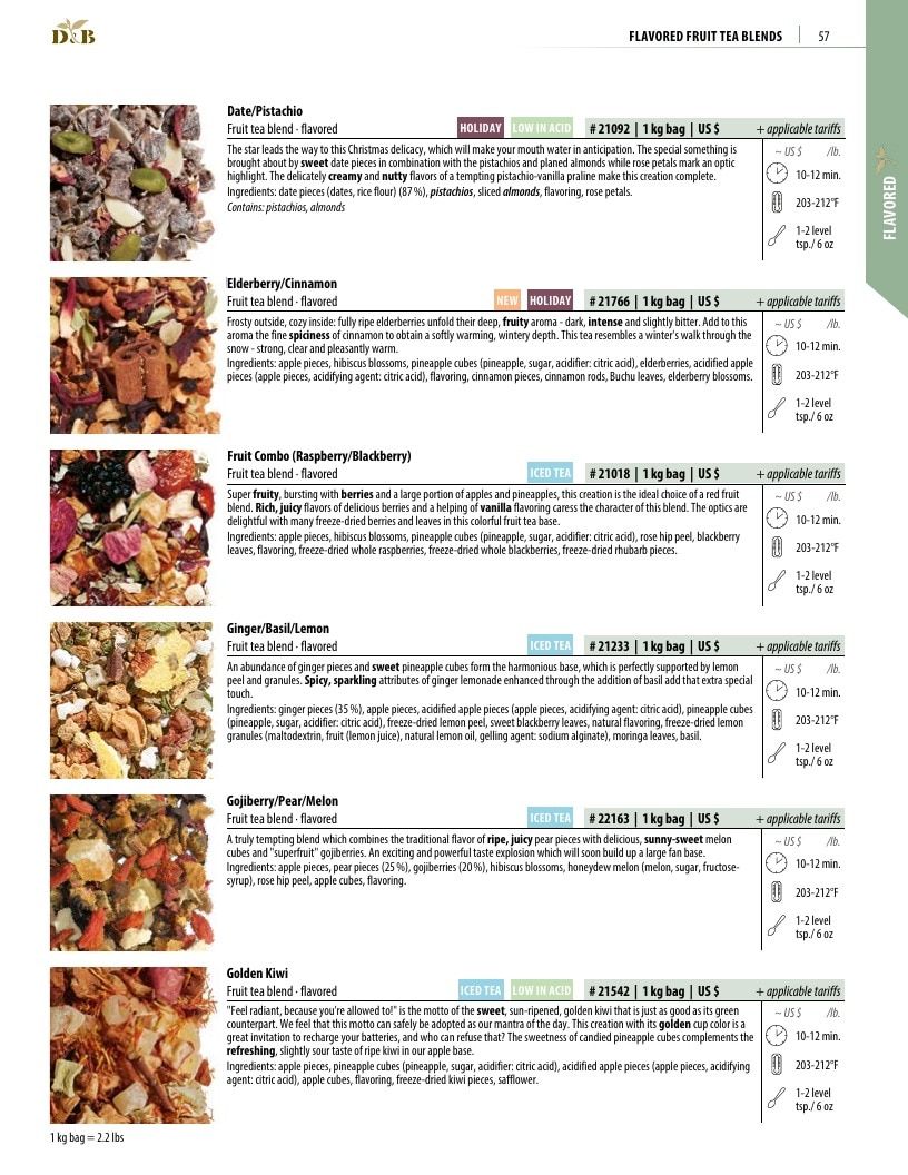 Dethlefsen & Balk Flavored Tea Catalog Weekly Ad January 1, 2026 - December 31, 2027