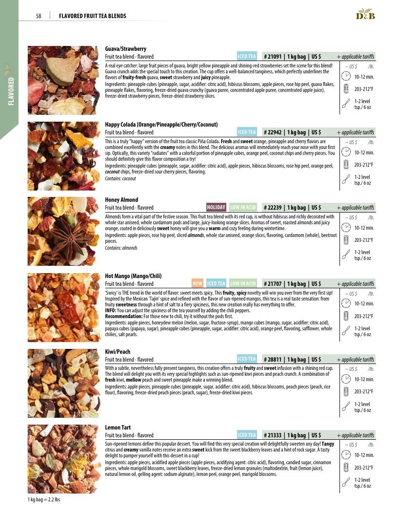 Dethlefsen & Balk Flavored Tea Catalog Weekly Ad January 1, 2026 - December 31, 2027