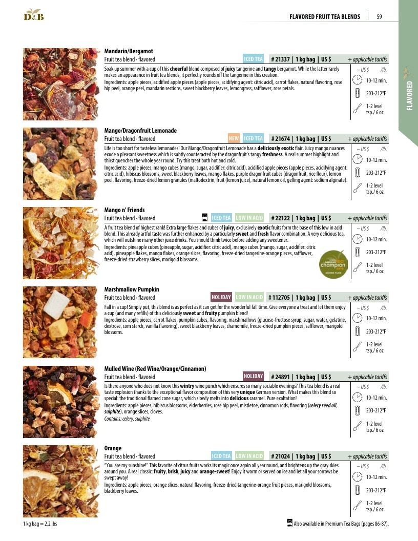 Dethlefsen & Balk Flavored Tea Catalog Weekly Ad January 1, 2026 - December 31, 2027