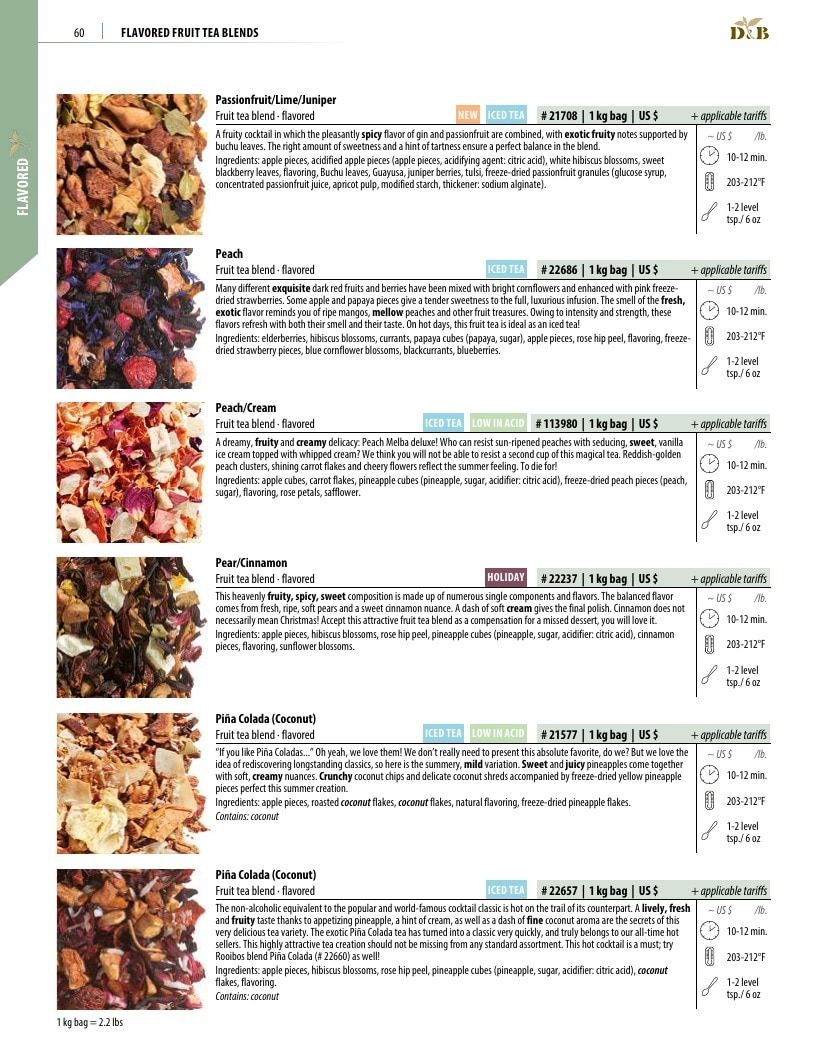Dethlefsen & Balk Flavored Tea Catalog Weekly Ad January 1, 2026 - December 31, 2027