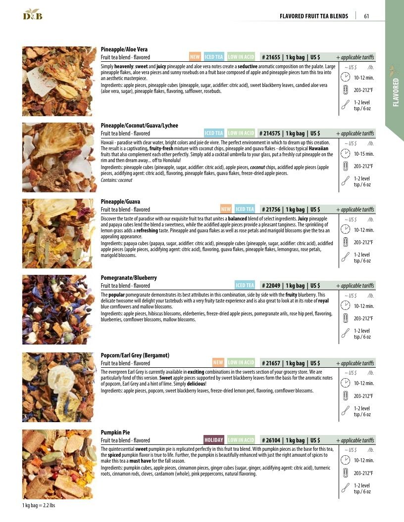 Dethlefsen & Balk Flavored Tea Catalog Weekly Ad January 1, 2026 - December 31, 2027