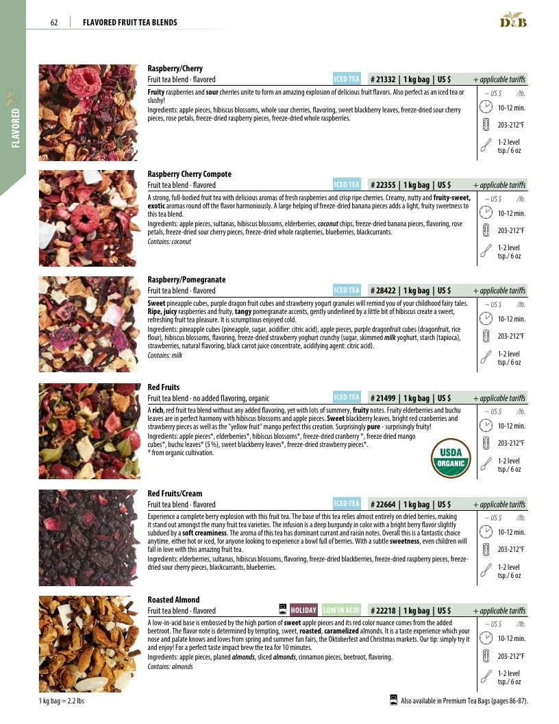 Dethlefsen & Balk Flavored Tea Catalog Weekly Ad January 1, 2026 - December 31, 2027