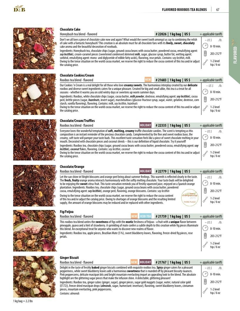 Dethlefsen & Balk Flavored Tea Catalog Weekly Ad January 1, 2026 - December 31, 2027