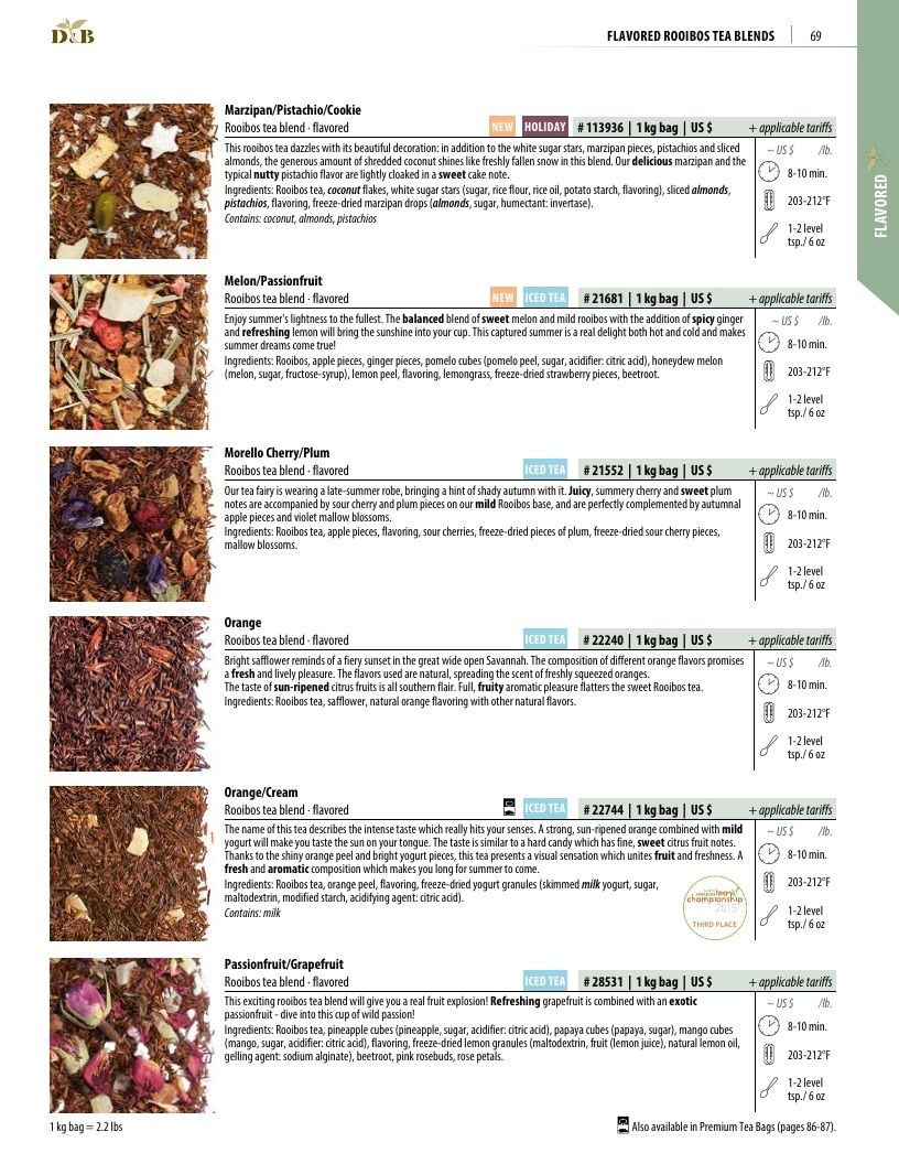 Dethlefsen & Balk Flavored Tea Catalog Weekly Ad January 1, 2026 - December 31, 2027