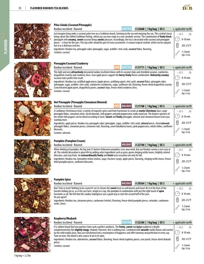 Dethlefsen & Balk Flavored Tea Catalog Weekly Ad January 1, 2026 - December 31, 2027