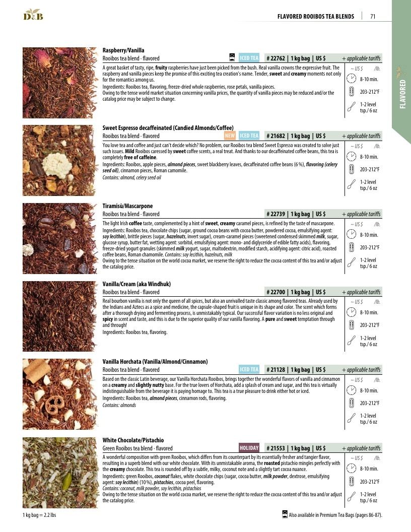 Dethlefsen & Balk Flavored Tea Catalog Weekly Ad January 1, 2026 - December 31, 2027