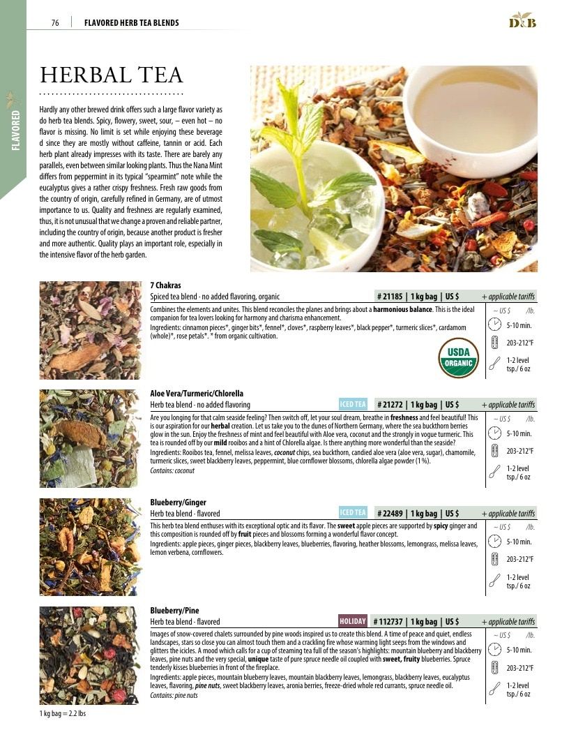 Dethlefsen & Balk Flavored Tea Catalog Weekly Ad January 1, 2026 - December 31, 2027