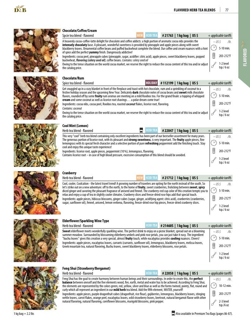 Dethlefsen & Balk Flavored Tea Catalog Weekly Ad January 1, 2026 - December 31, 2027