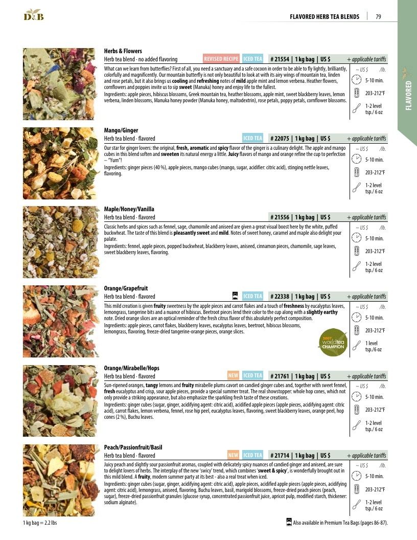 Dethlefsen & Balk Flavored Tea Catalog Weekly Ad January 1, 2026 - December 31, 2027
