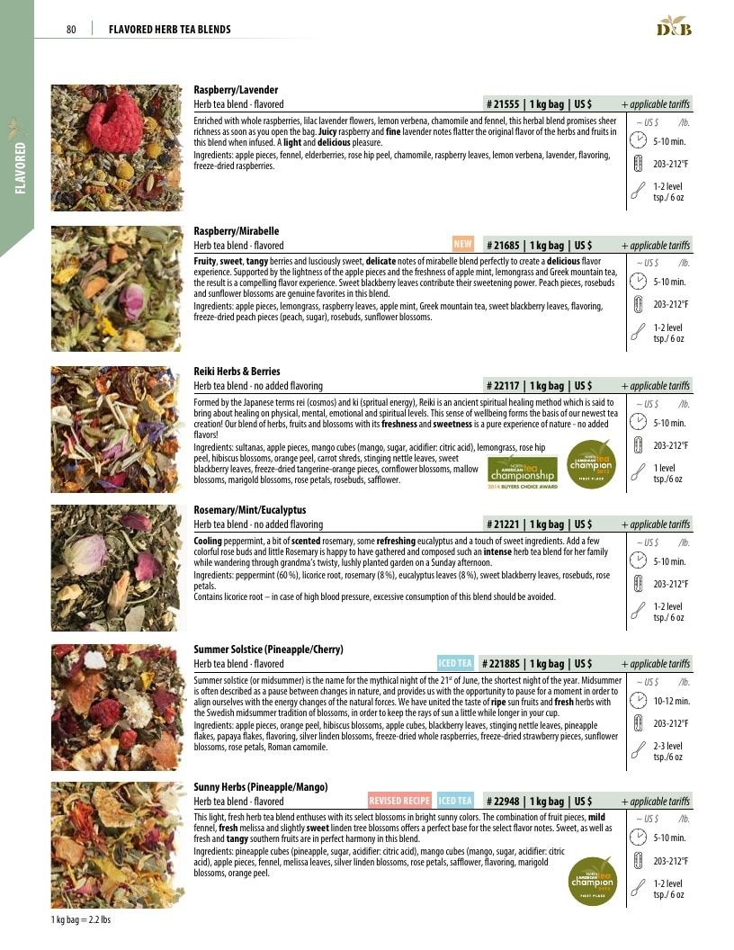 Dethlefsen & Balk Flavored Tea Catalog Weekly Ad January 1, 2026 - December 31, 2027