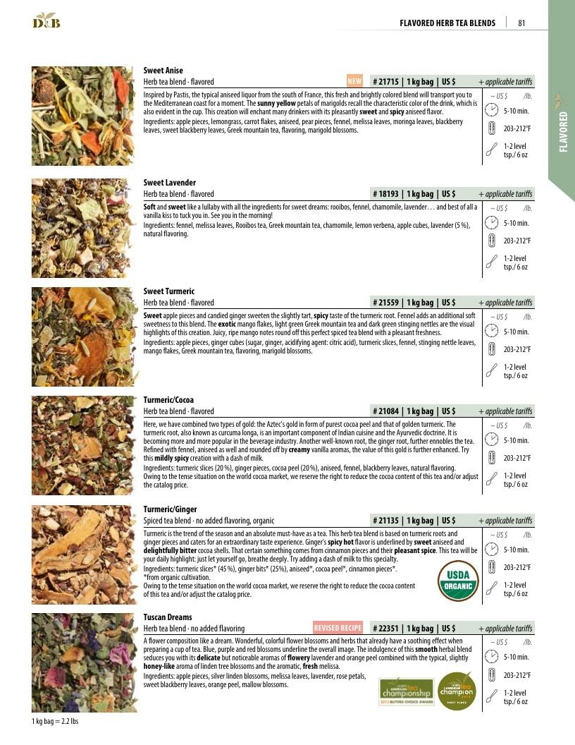 Dethlefsen & Balk Flavored Tea Catalog Weekly Ad January 1, 2026 - December 31, 2027