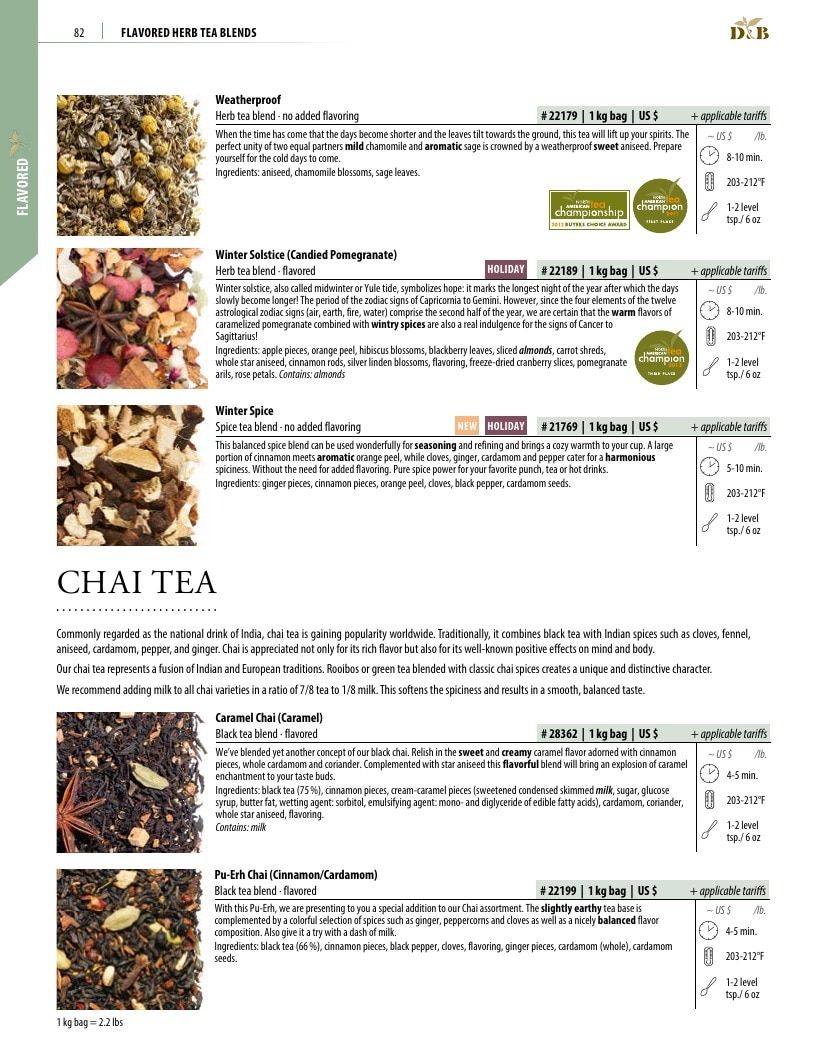 Dethlefsen & Balk Flavored Tea Catalog Weekly Ad January 1, 2026 - December 31, 2027