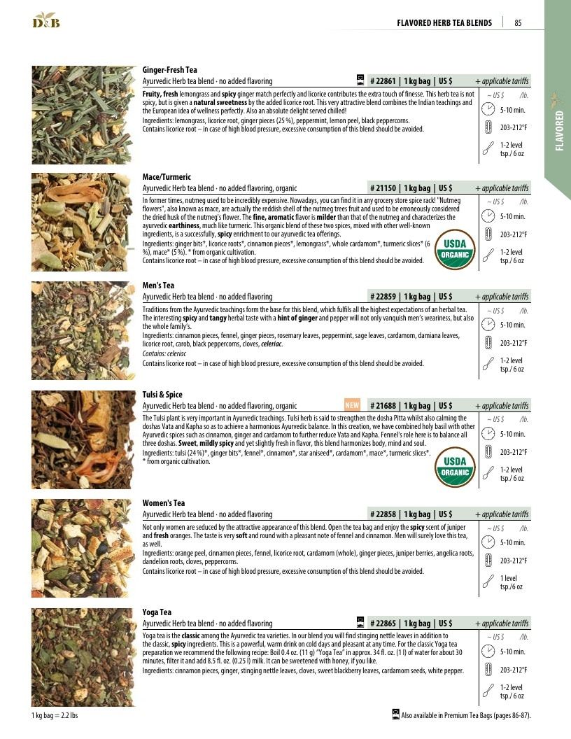 Dethlefsen & Balk Flavored Tea Catalog Weekly Ad January 1, 2026 - December 31, 2027