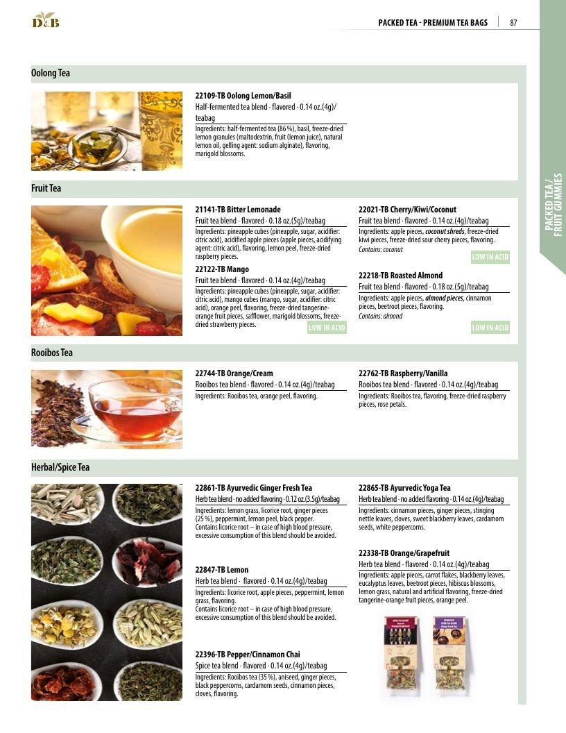Dethlefsen & Balk Flavored Tea Catalog Weekly Ad January 1, 2026 - December 31, 2027