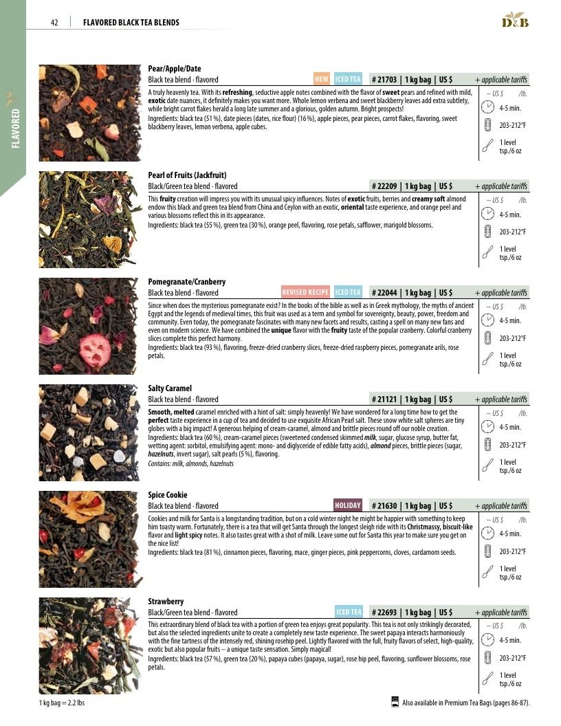 Dethlefsen & Balk Flavored Tea Catalog Weekly Ad January 1, 2026 - December 31, 2027