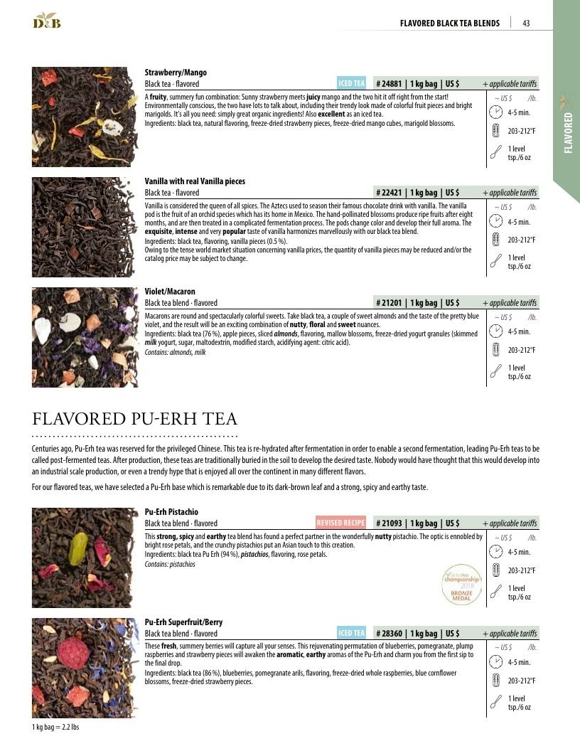 Dethlefsen & Balk Flavored Tea Catalog Weekly Ad January 1, 2026 - December 31, 2027