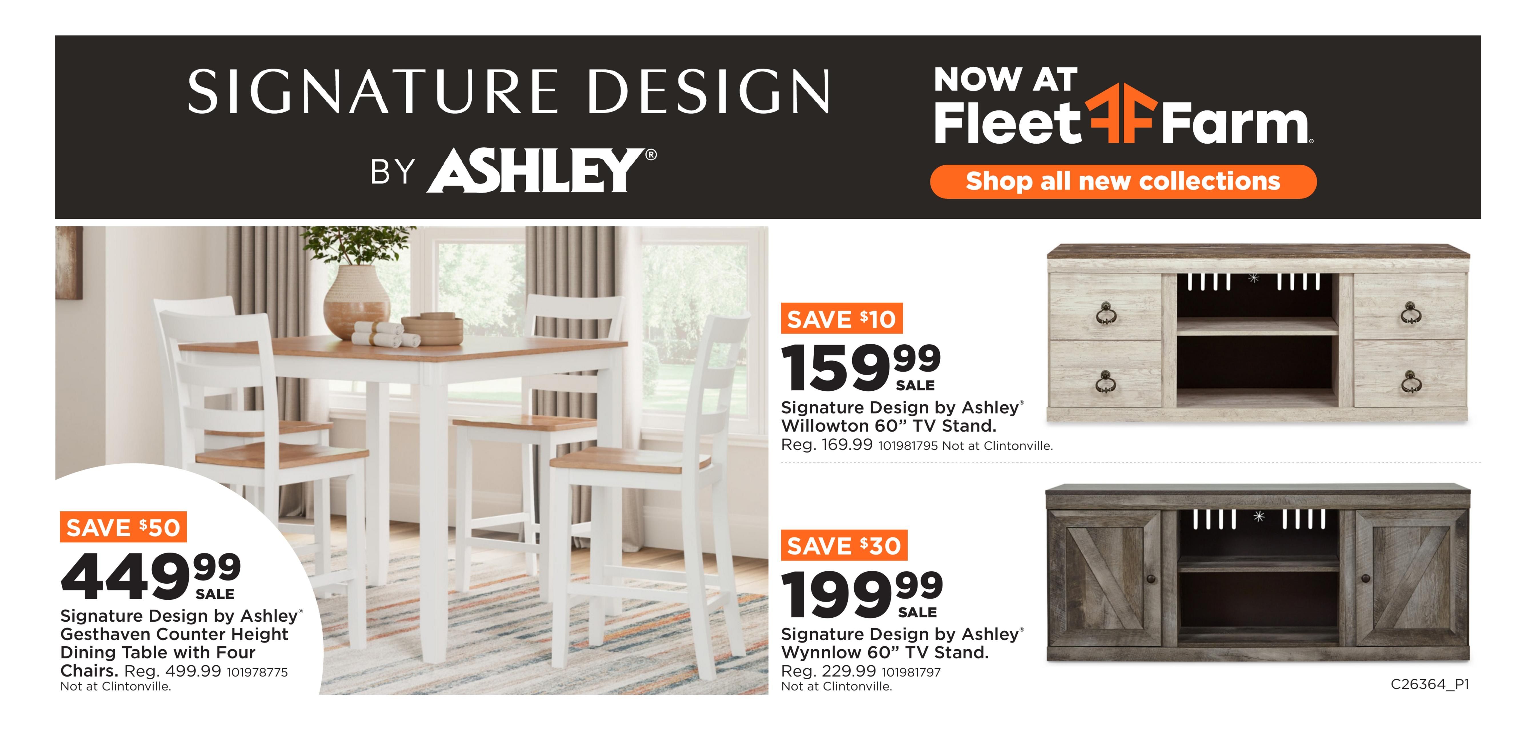 Fleet Farm Ashley Furniture Weekly Ad August 31 - September 12, 2026