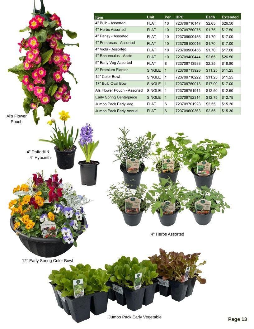 Van Wingerden Greenhouses Wholesale Plants Catalog Weekly Ad January 1 - December 31, 2026