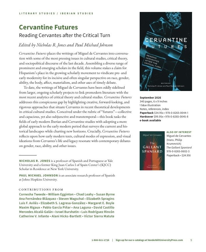Vanderbilt University Press Fall and Winter Book Catalog Weekly Ad January 1 - December 31, 2026