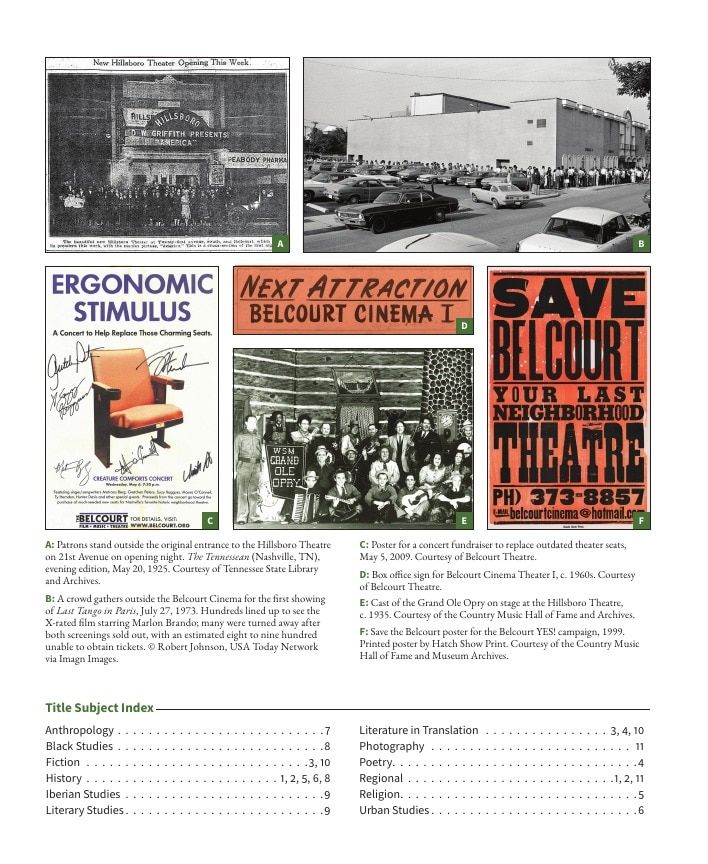 Vanderbilt University Press Fall and Winter Book Catalog Weekly Ad January 1 - December 31, 2026