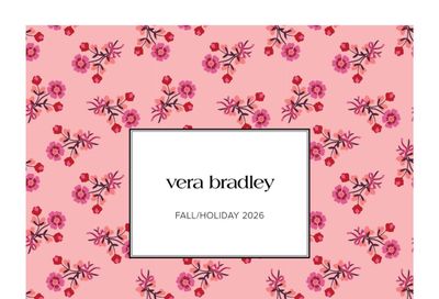 Vera Bradley Fall and Winter Catalog Weekly Ad January 1 - December 31, 2026