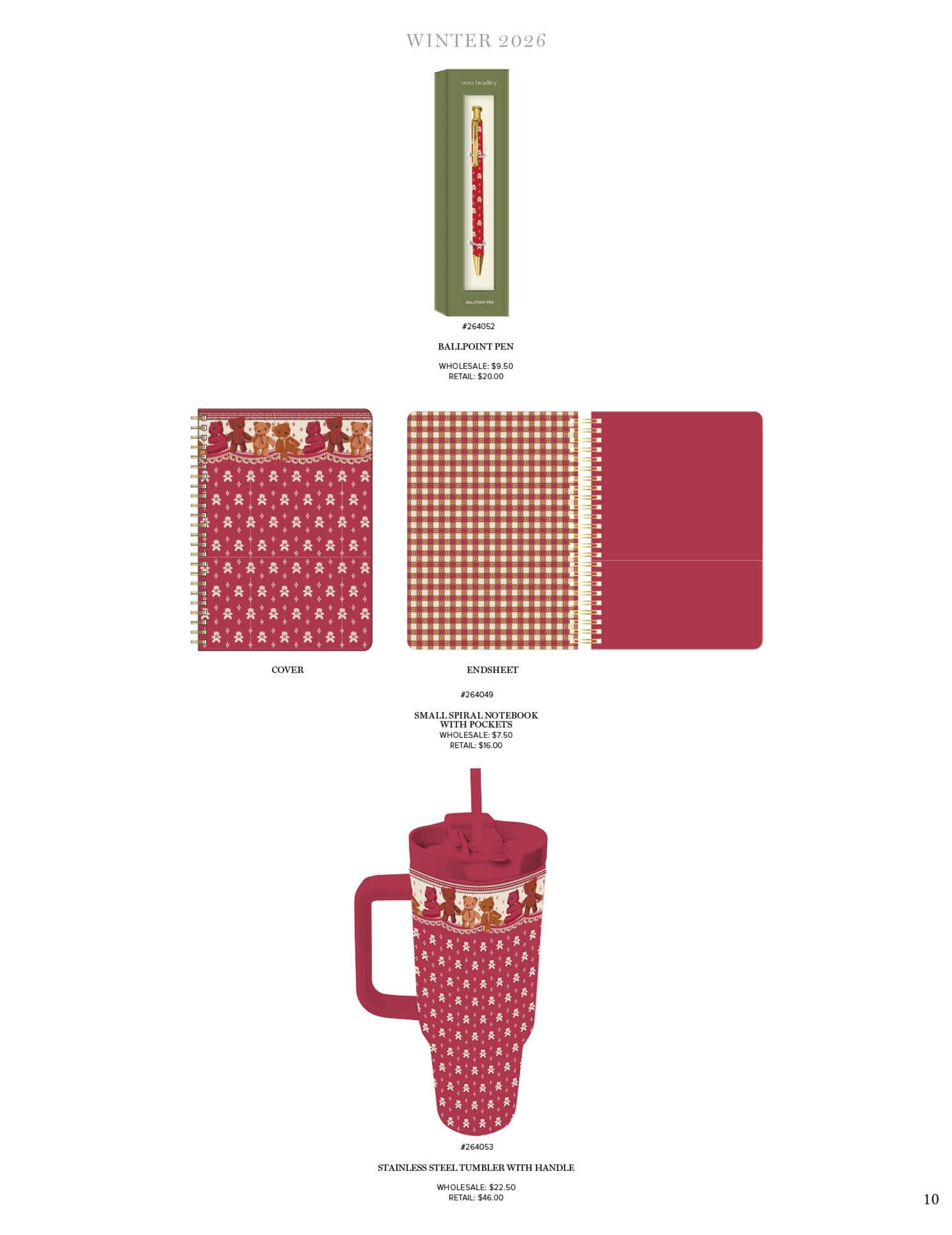 Vera Bradley Fall and Winter Catalog Weekly Ad January 1 - December 31, 2026