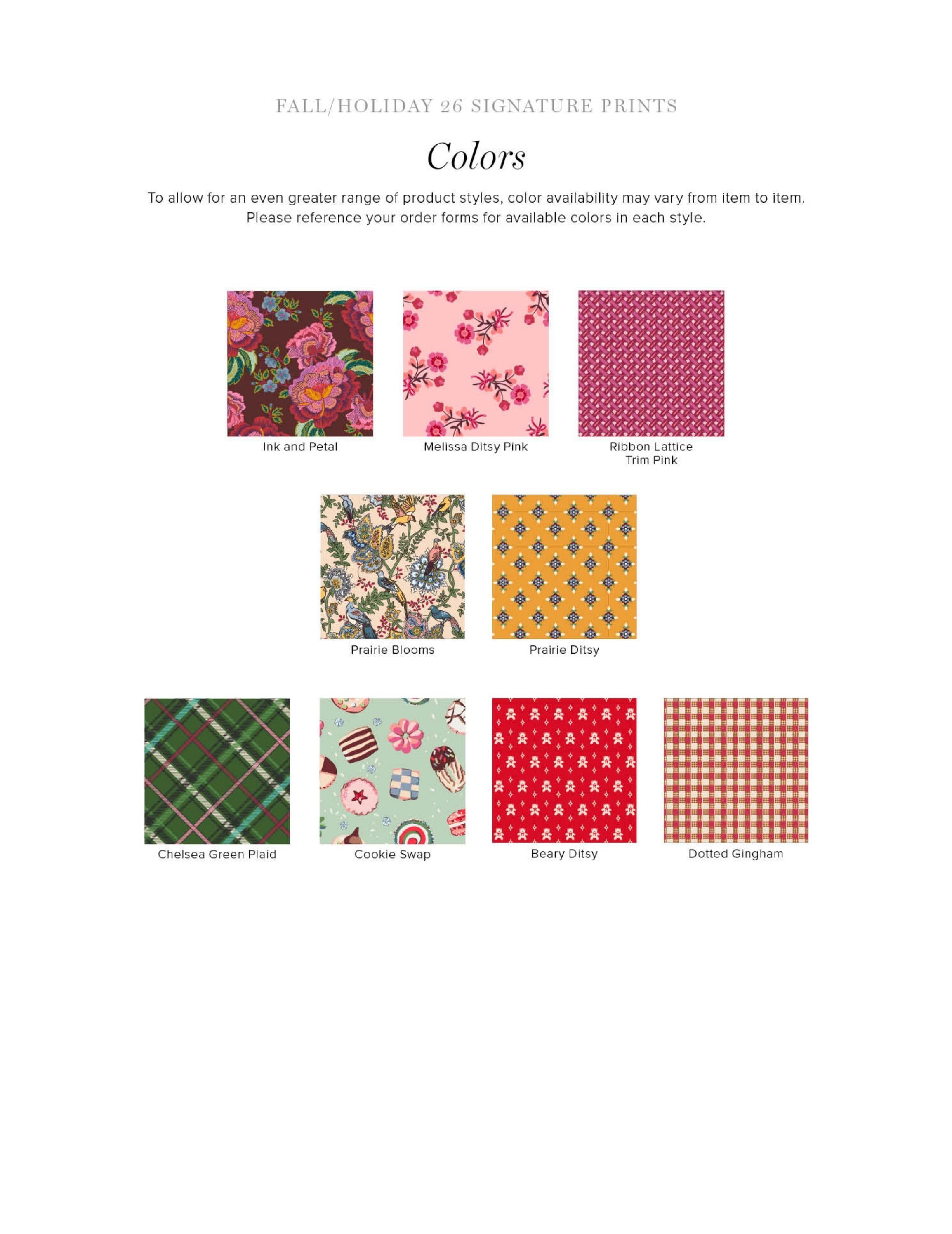 Vera Bradley Fall and Winter Catalog Weekly Ad January 1 - December 31, 2026