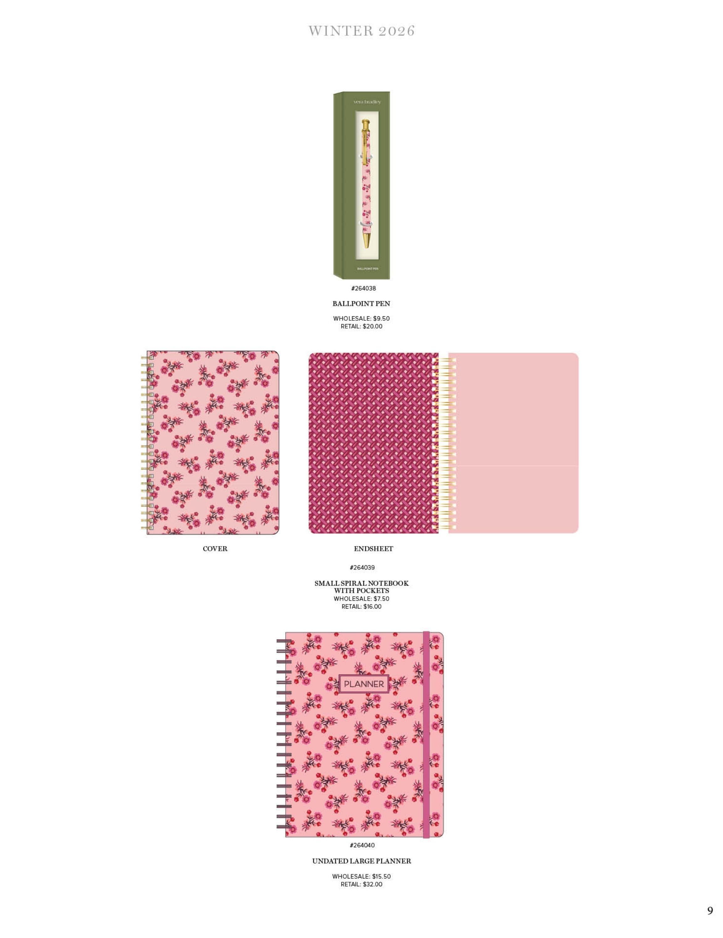 Vera Bradley Fall and Winter Catalog Weekly Ad January 1 - December 31, 2026