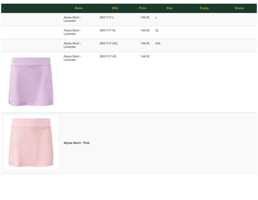 Vividus Sports Women's Golf Apparel Catalog Weekly Ad January 1 - December 31, 2026