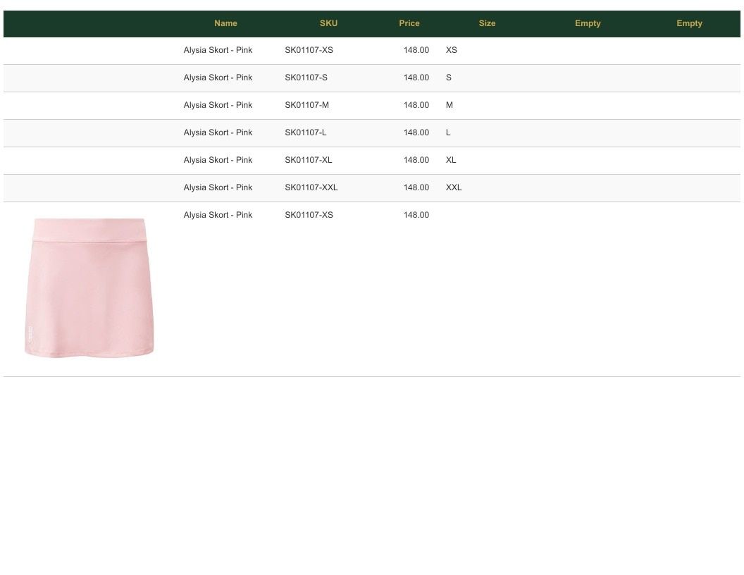 Vividus Sports Women's Golf Apparel Catalog Weekly Ad January 1 - December 31, 2026