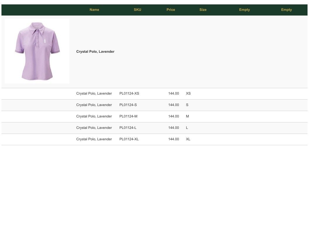 Vividus Sports Women's Golf Apparel Catalog Weekly Ad January 1 - December 31, 2026