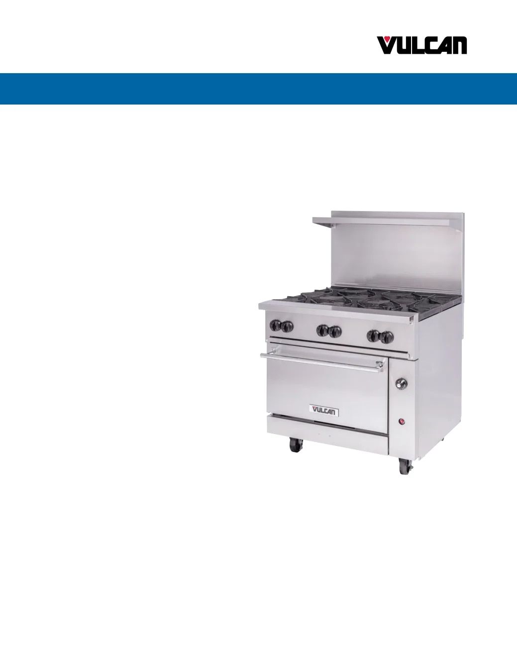 Vulcan Equipment Commercial Kitchen Equipment Catalog Weekly Ad January 1 - December 31, 2026